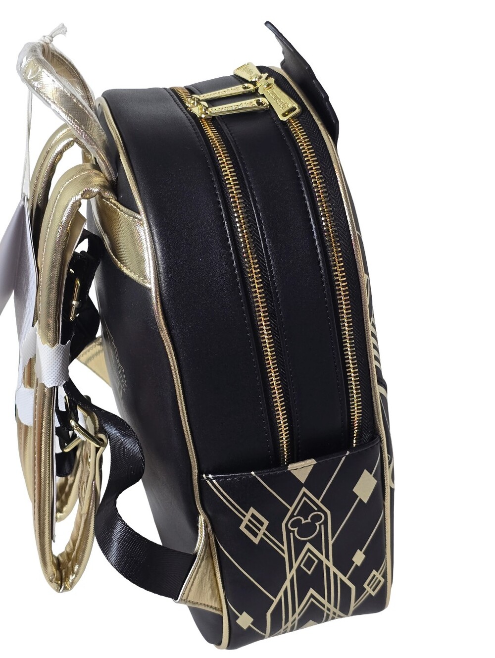 Comic Spot Exclusive Great Gatsby Mickey & Minnie Loungefly Mini Backpack LE Nw - Picture 7 of 8